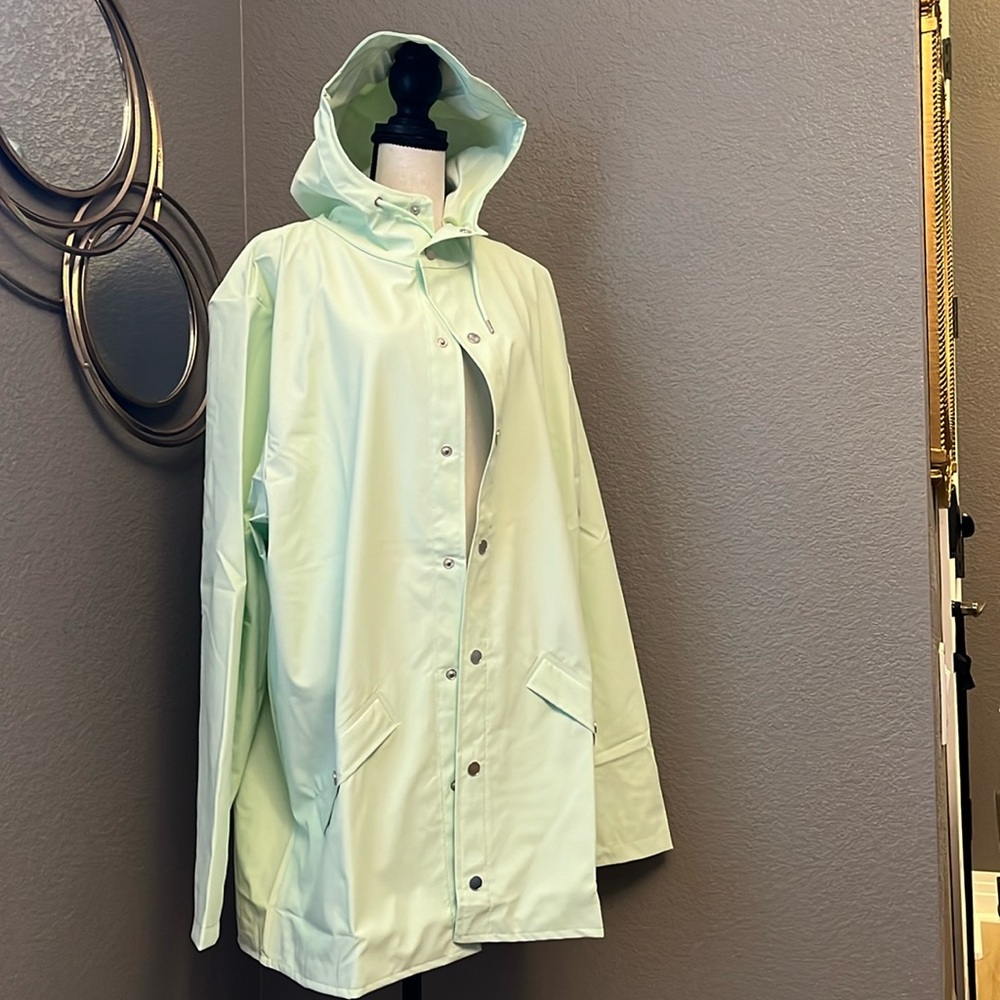 Rains Mint Rain Coat Size XL Unisex